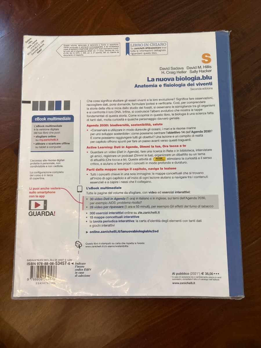 NUOVA BIOLOGIA.BLU 2ED. (LA) - ANATOMIA E FISIOLOGIA DEI VIVENTI S (LDM) - foto 2
