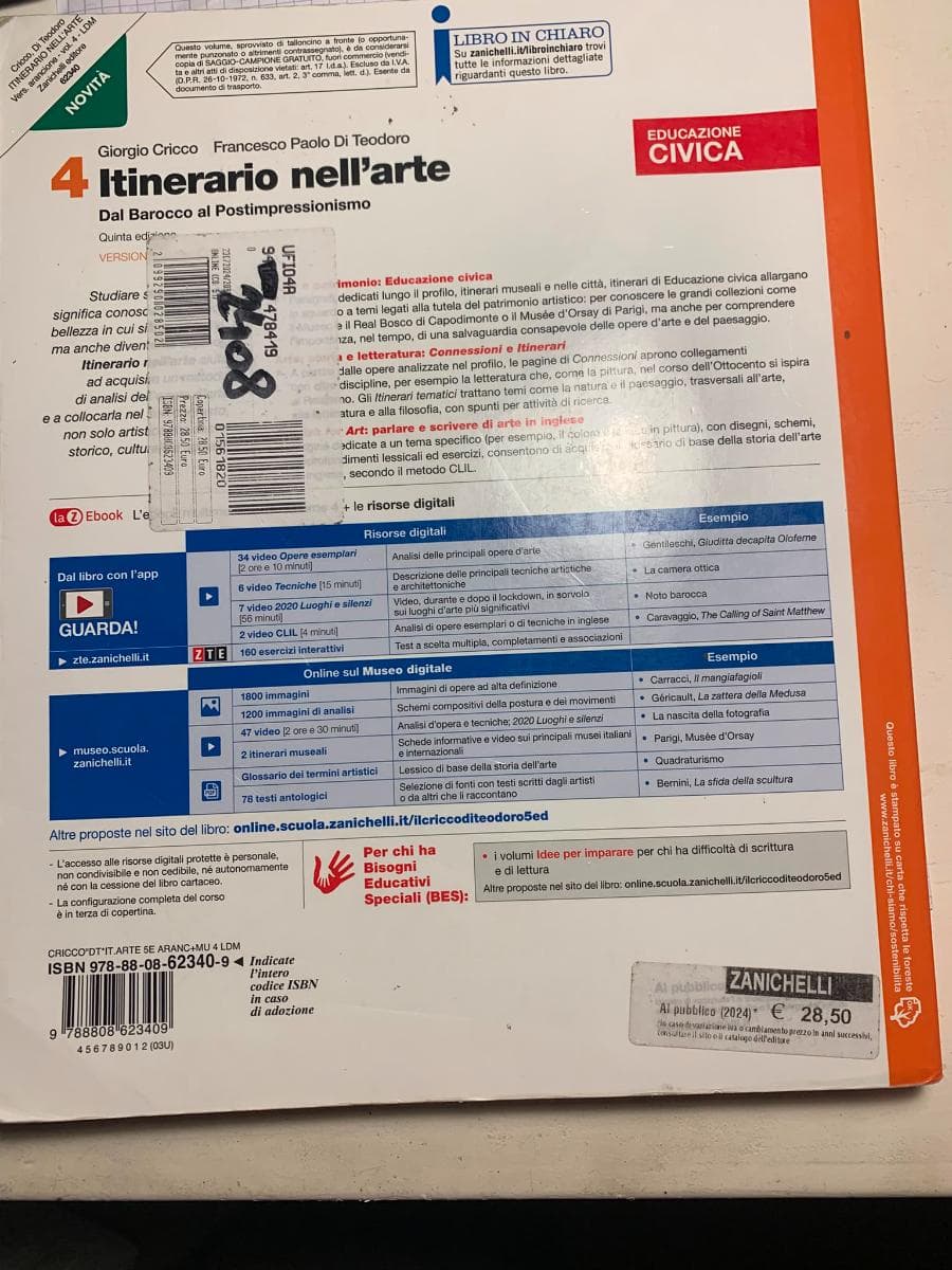 ITINERARIO NELL'ARTE VERSIONE ARANCIONE 5ED - VOLUME 4 (LDM) - foto 2