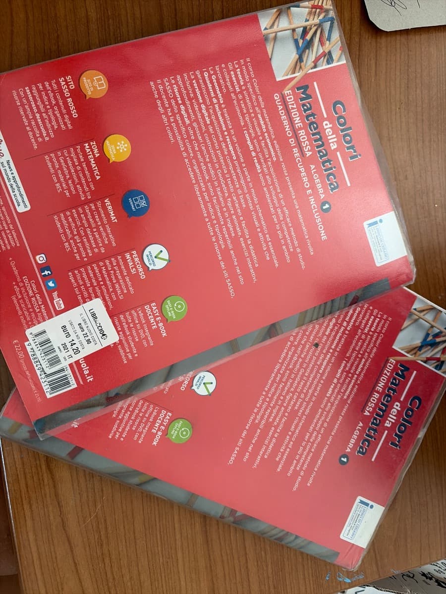 COLORI DELLA MATEMATICA - EDIZIONE ROSSA ALGEBRA 1 + EBOOK + - foto 2
