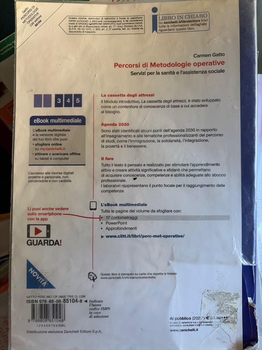 PERCORSI DI METODOLOGIE OPERATIVE - VOL. UNICO PER IL TRIENNIO (LDM) - foto 2