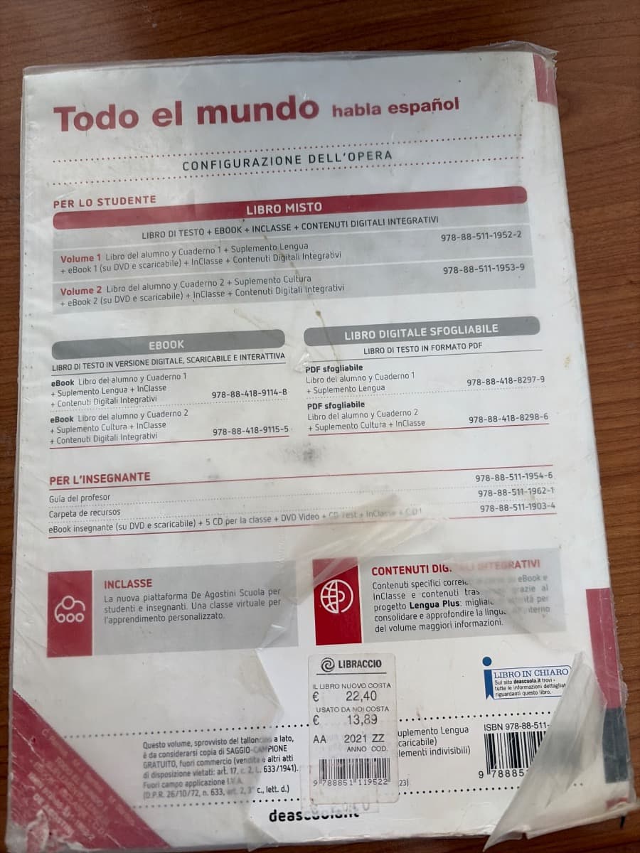 TODO EL MUNDO - LIBRO ALUMNO 1 E CUADERNO 1 + EBOOK 1 (ANCHE SU DVD) - foto 2