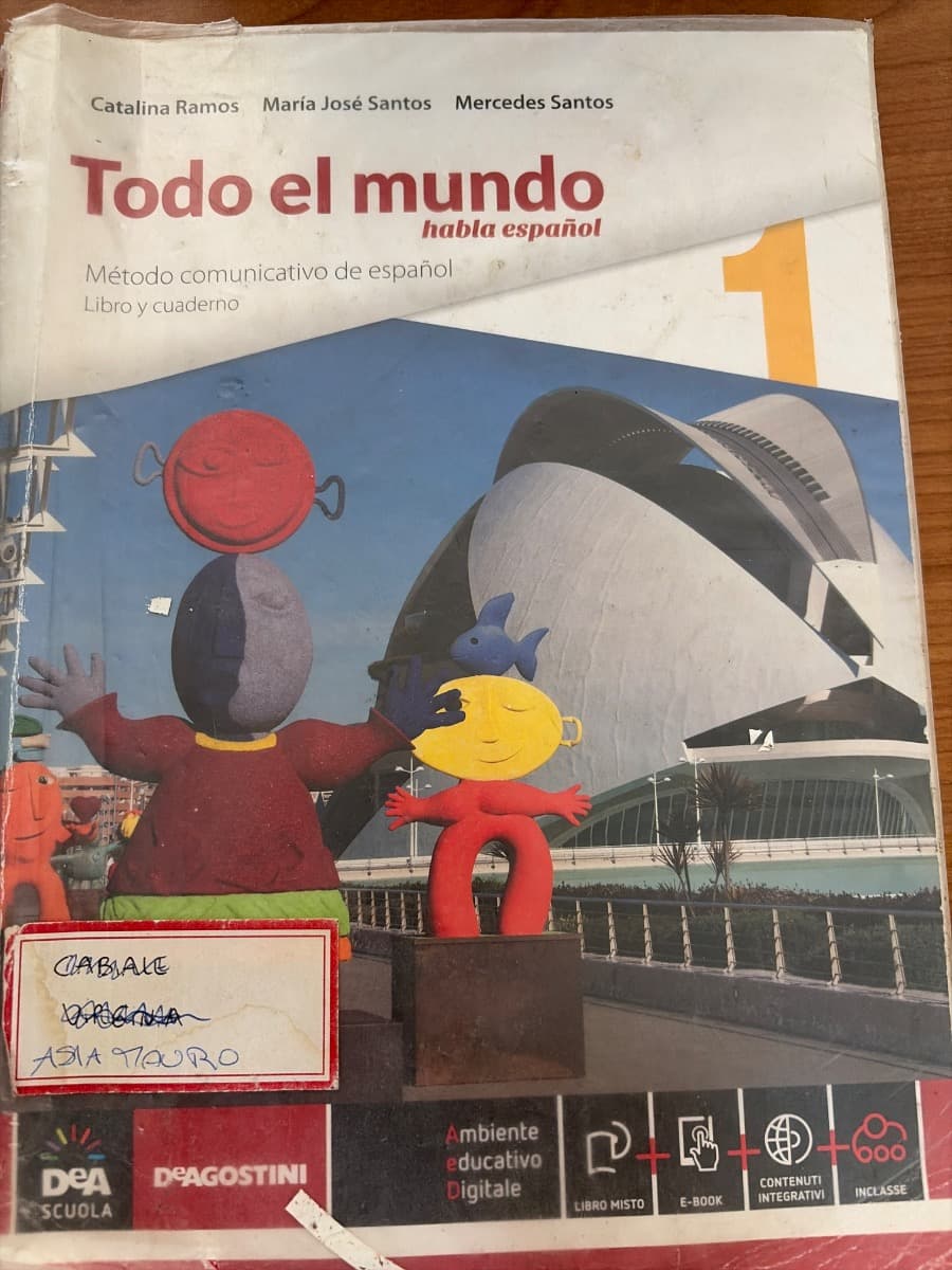 TODO EL MUNDO - LIBRO ALUMNO 1 E CUADERNO 1 + EBOOK 1 (ANCHE SU DVD) - foto 1
