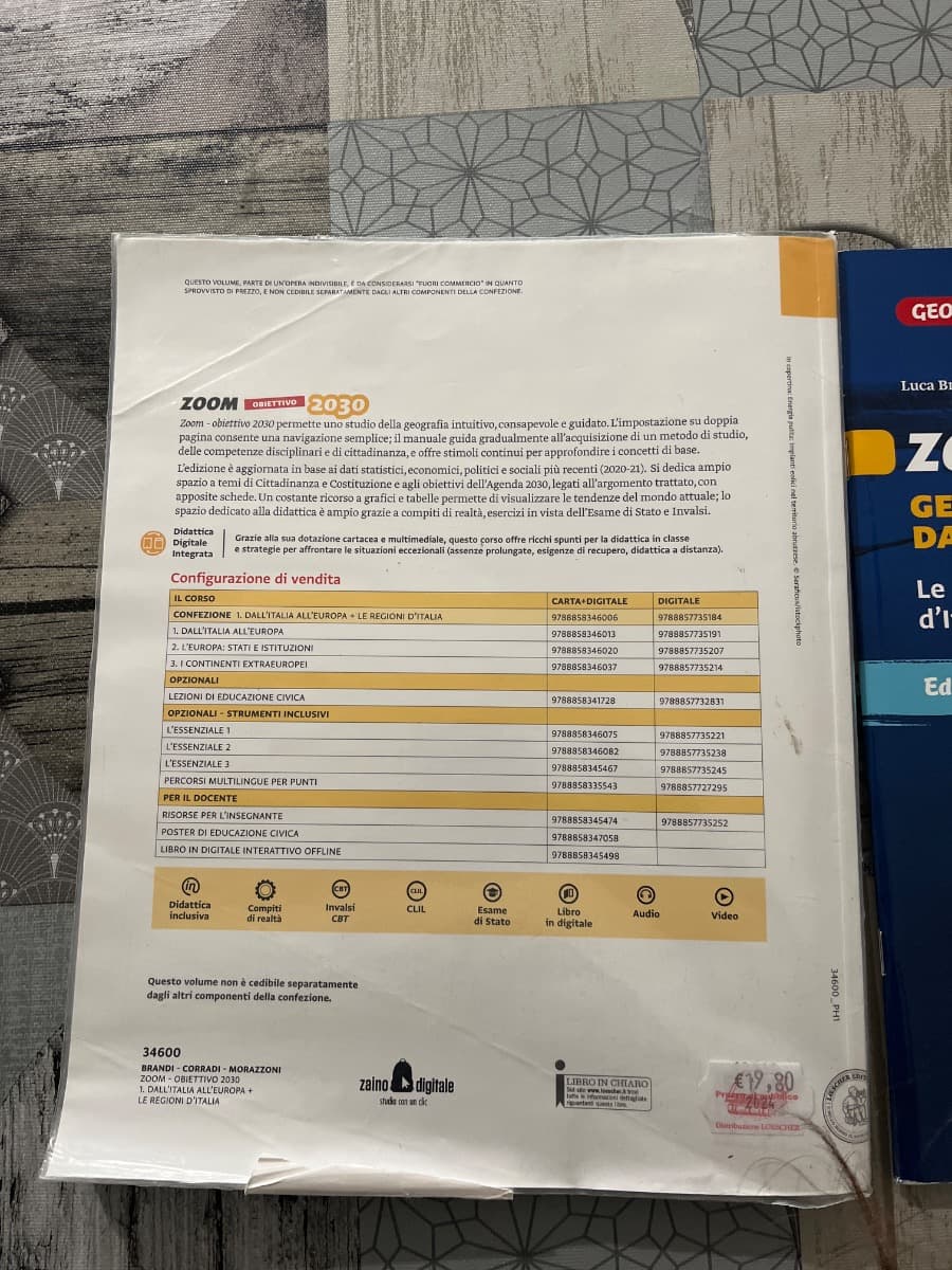 ZOOM - OBIETTIVO 2030 1. DALL'ITALIA ALL'EUROPA + LE REGIONI D'ITALIA - foto 2