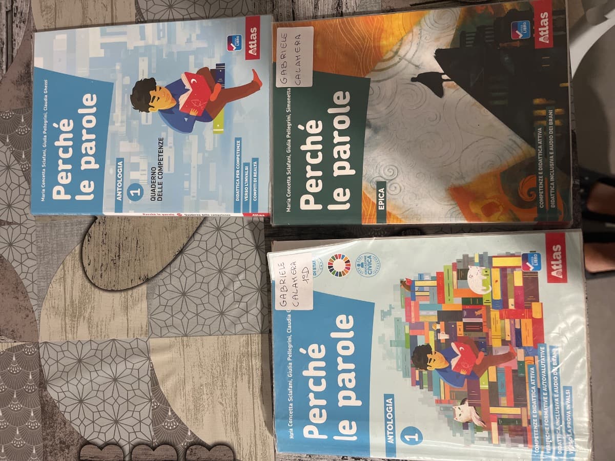 PERCHÉ LE PAROLE 1 + EPICA + QUADERNO DELLE COMPETENZE - foto 1