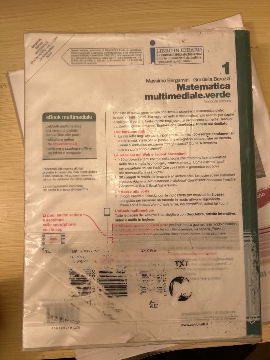 MATEMATICA MULTIMEDIALE.VERDE 2ED. - VOL. 1 (LDM) - foto 2