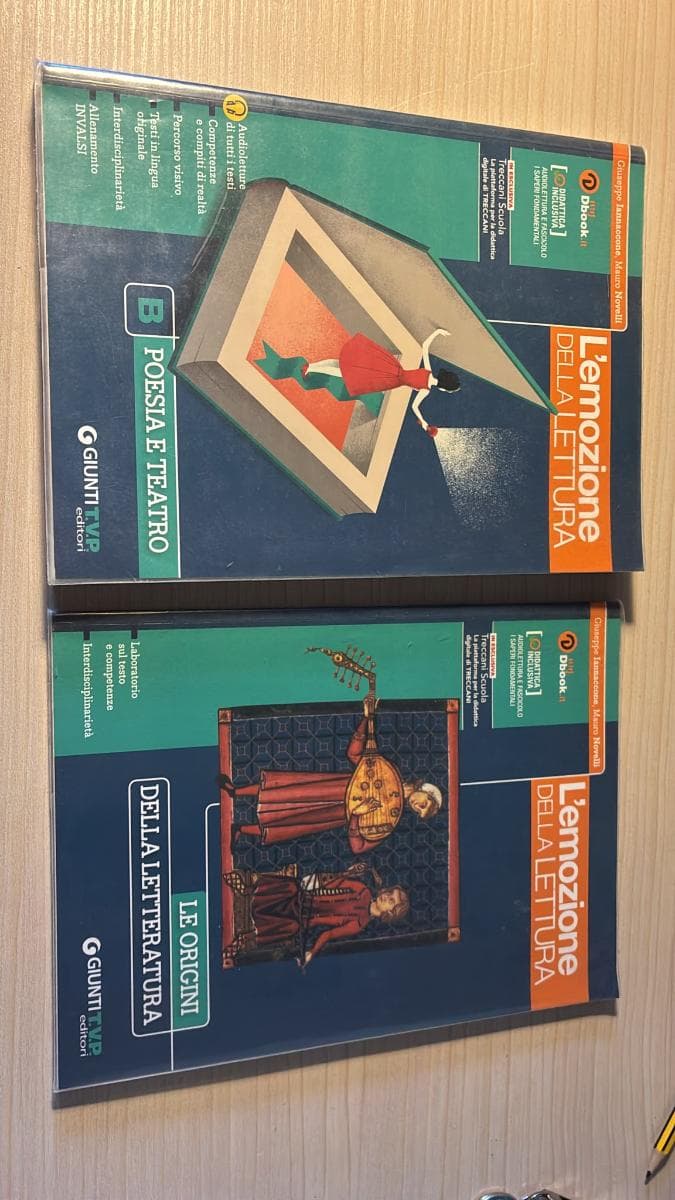 EMOZIONE DELLA LETTURA B - POESIA E TEATRO + ORIGINI LETTERATURA - foto 1