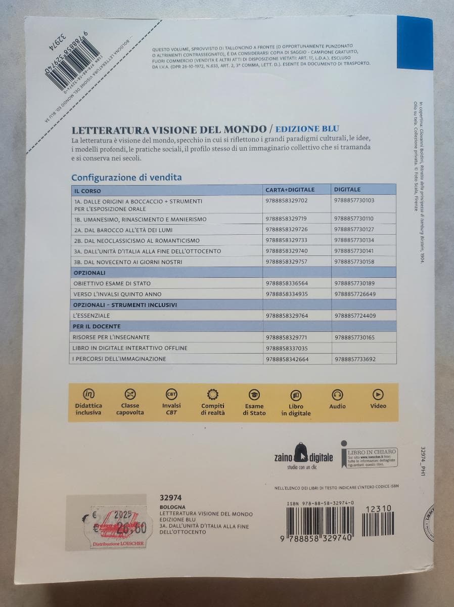 LETTERATURA VISIONE MONDO V.3A - foto 2