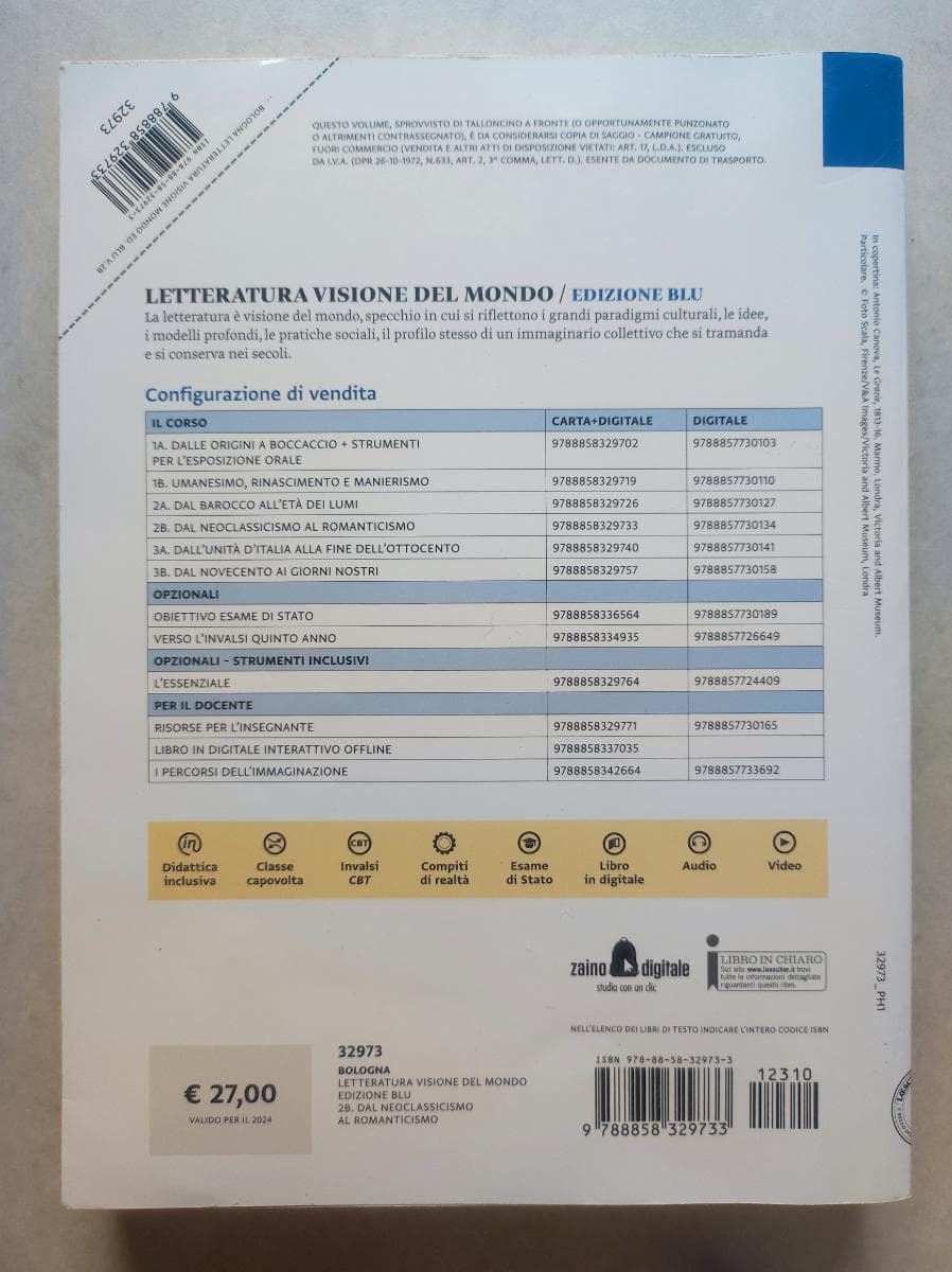 LETTERATURA VISIONE MONDO V.2B - foto 2