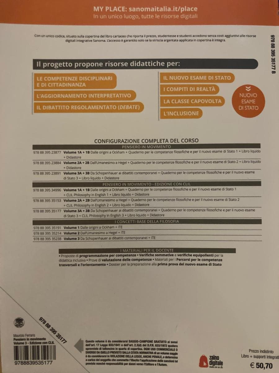 PENSIERO IN MOVIMENTO 3 - EDIZIONE CON CLIL - foto 2