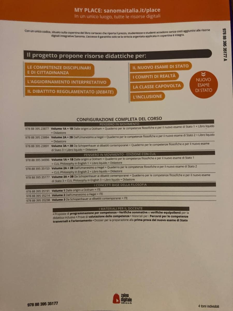 PENSIERO IN MOVIMENTO 3 - EDIZIONE CON CLIL - foto 2