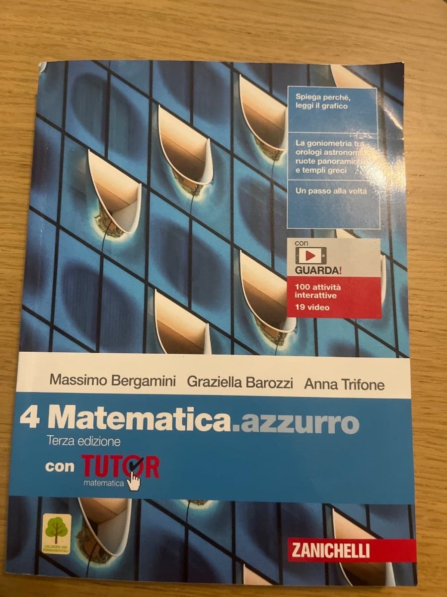 MATEMATICA.AZZURRO 3ED. - VOL. 4 CON TUTOR (LDM) - foto 1