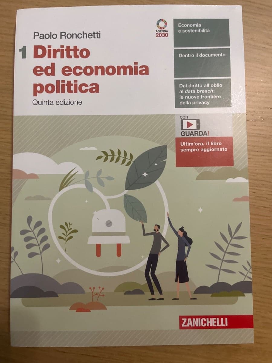 DIRITTO ED ECONOMIA POLITICA 5ED - VOLUME 1 (LDM) - foto 1