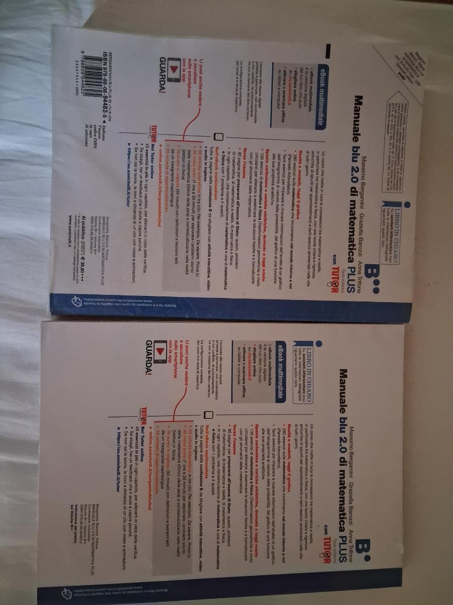 MANUALE BLU 2.0 DI MATEMATICA 3ED. - CONF. B PLUS CON TUTOR (LDM) - foto 2