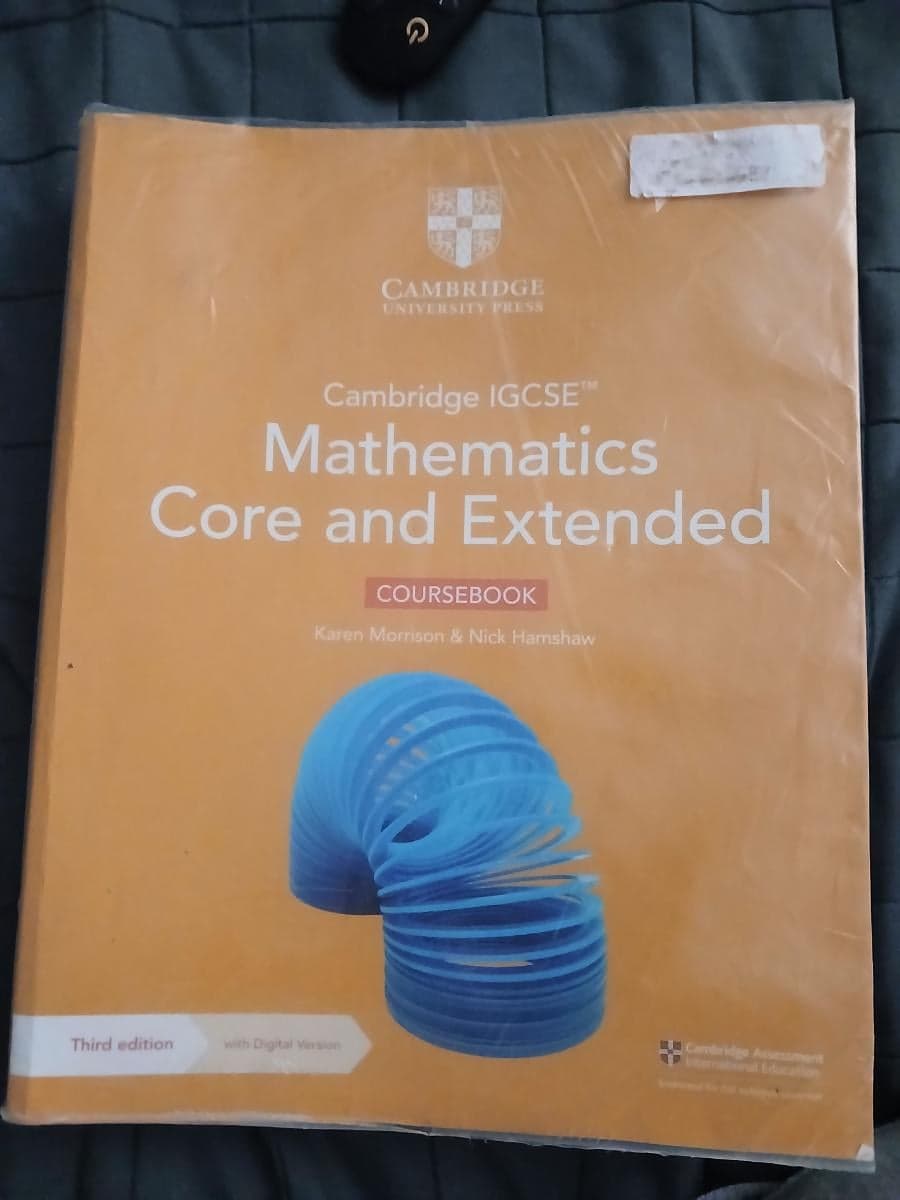 CAMBRIDGE IGCSE MATHEMATICS 3RD ED: COURSEBOOK (DIGITALE CON LICENZA 2 ANNI) - foto 1