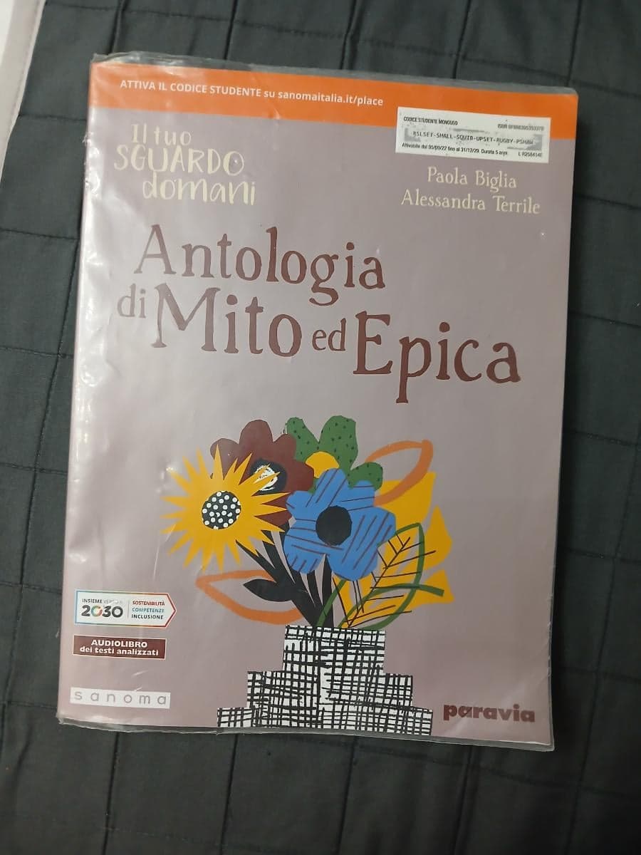 TUO SGUARDO DOMANI ANTOLOGIA DI MITO ED EPICA (IL) - foto 1