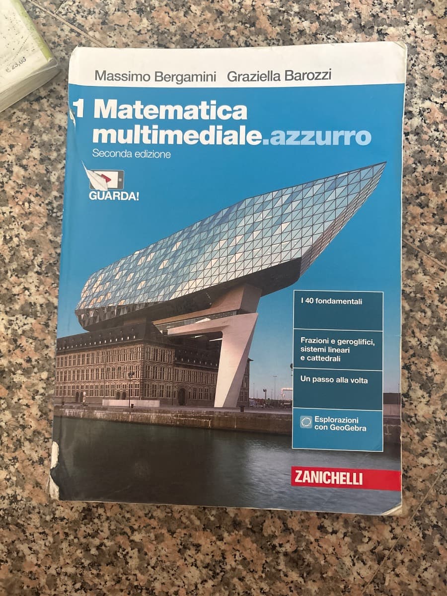 MATEMATICA MULTIMEDIALE.AZZURRO 2ED. - VOL. 1 (LDM) - foto 1