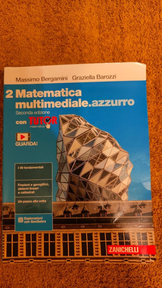 MATEMATICA MULTIMEDIALE.AZZURRO 2ED. - VOL. 2 CON TUTOR (LDM) - foto 1