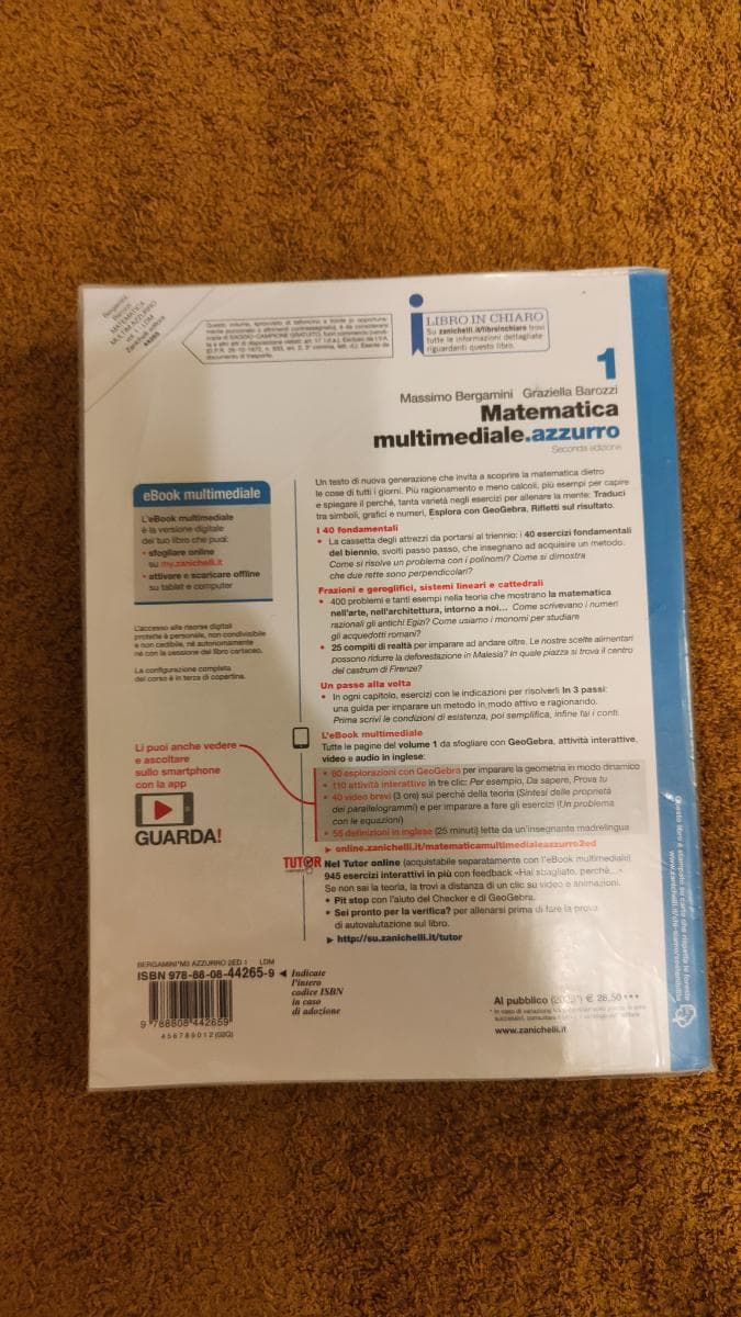 MATEMATICA MULTIMEDIALE.AZZURRO 2ED. - VOL. 1 (LDM) - foto 2