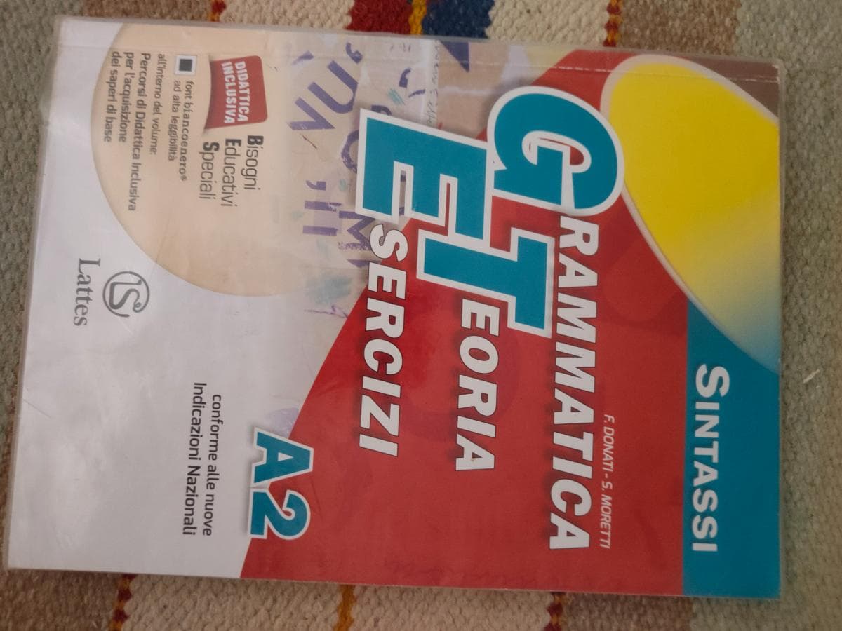 GRAMMATICA TEORIA ESERCIZI VOL.A1 (CON CD E PROVE INGR.)+A2+B+C+D - foto 1
