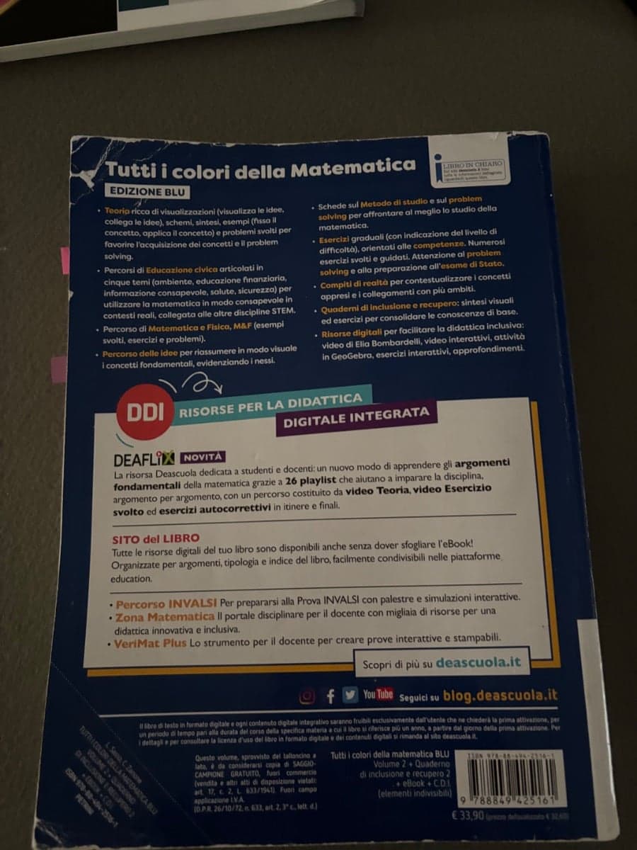 TUTTI I COLORI DELLA MATEMATICA - EDIZIONE BLU - PRIMO BIENNIO - foto 2