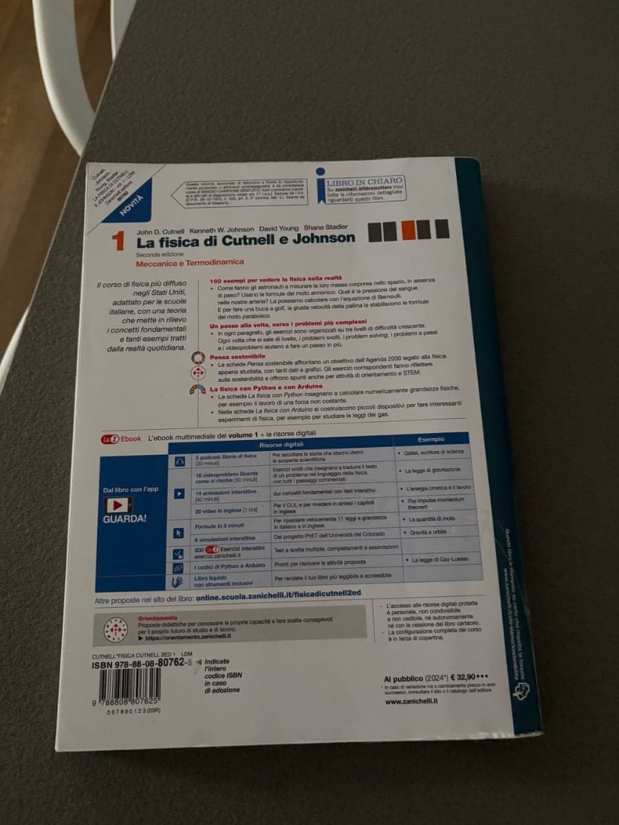 FISICA DI CUTNELL E JOHNSON 2ED. (LA) - VOL. 1 (LDM) - foto 2