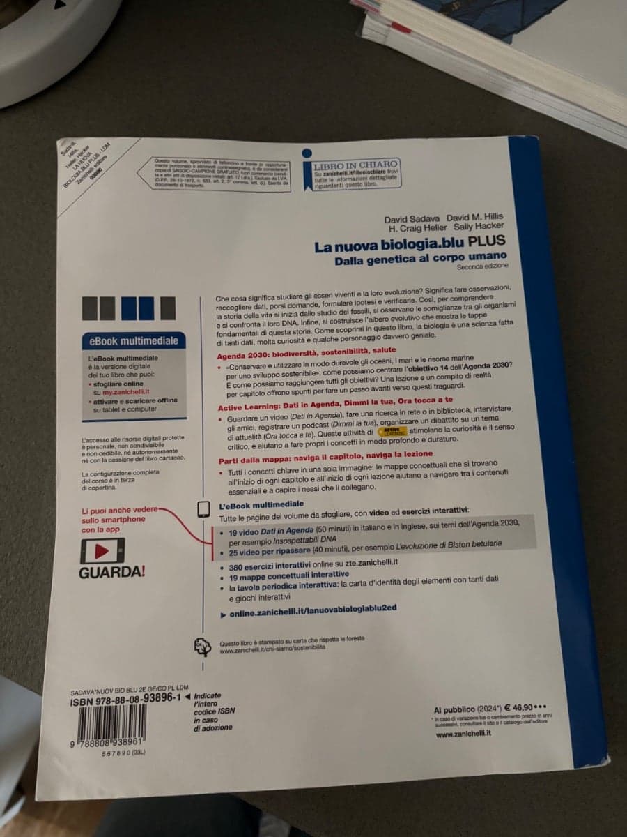 NUOVA BIOLOGIA.BLU 2ED. (LA) - DALLA GENETICA AL CORPO UMANO PLUS (LDM) - foto 2