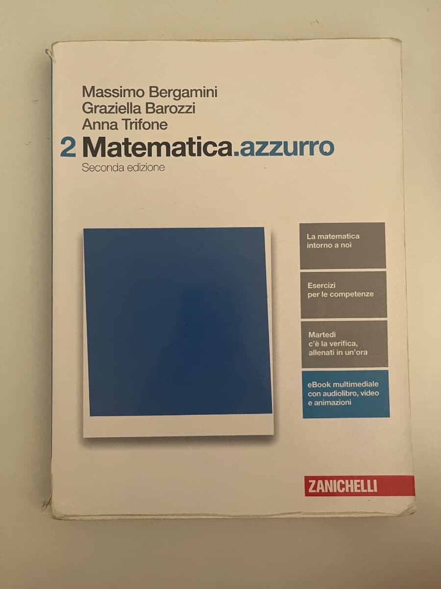 MATEMATICA.AZZURRO 2ED. - VOLUME 2 (LDM) - foto 1