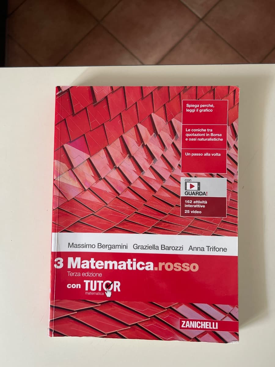 MATEMATICA.ROSSO 3ED - VOLUME 3 CON TUTOR (LDM) - foto 1