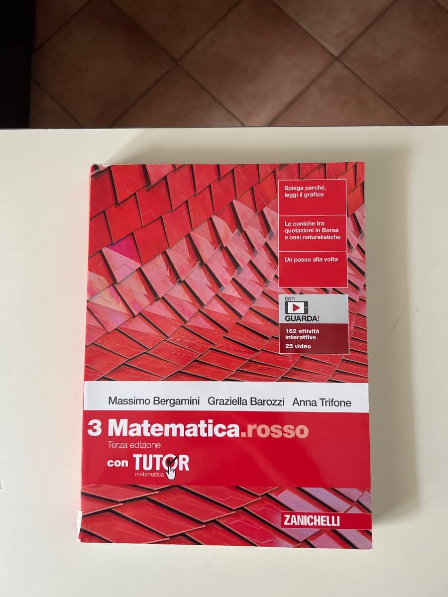 MATEMATICA.ROSSO 3ED - VOLUME 3 CON TUTOR (LDM) - foto 1