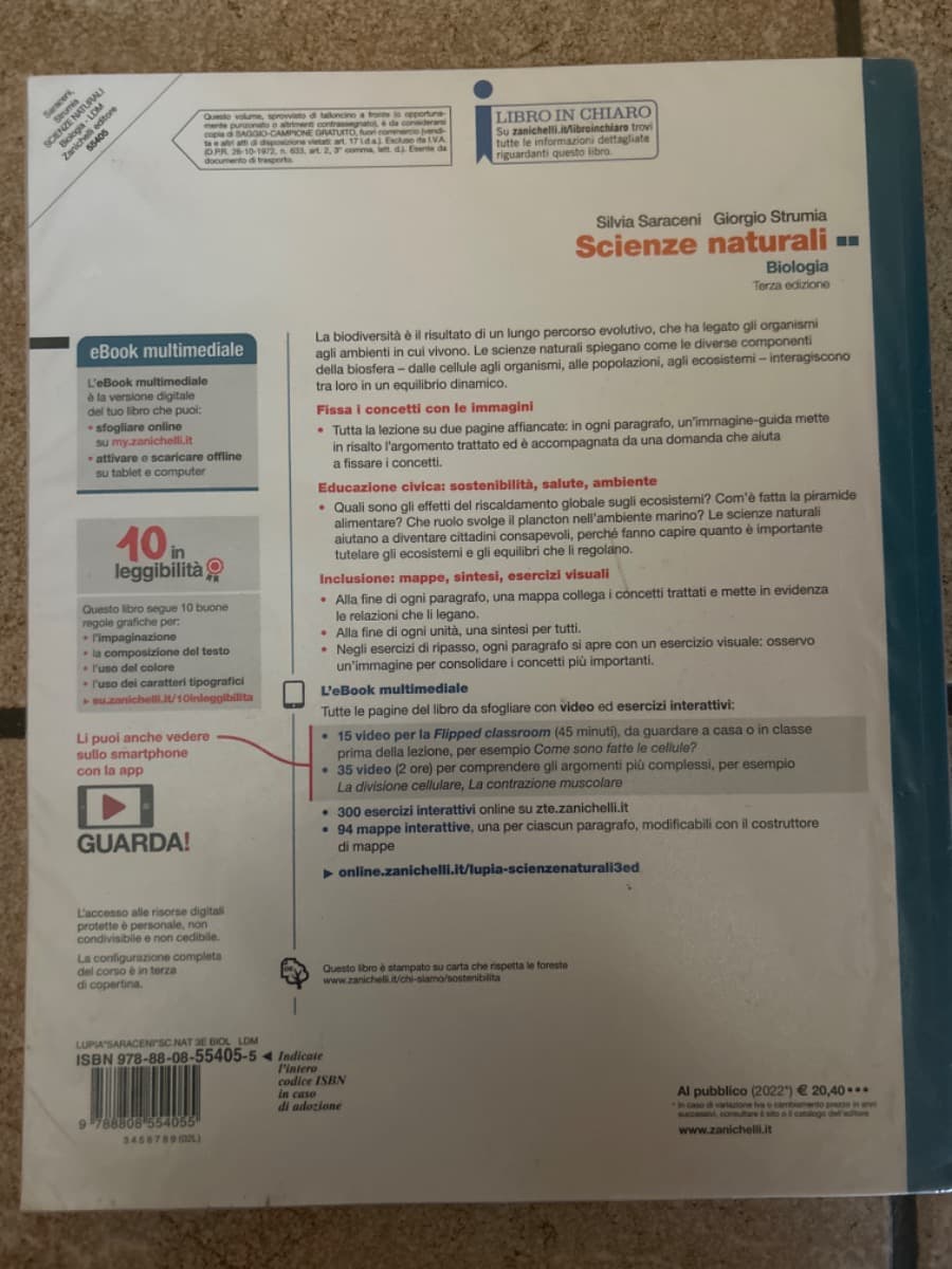 SCIENZE NATURALI 3ED. - BIOLOGIA (LDM) - foto 2