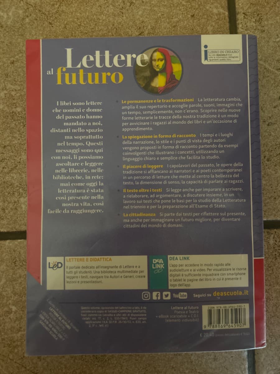 LETTERE AL FUTURO - VOLUME B POESIA E TEATRO + EBOOK - foto 2