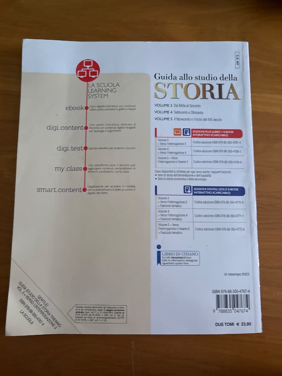 GUIDA STUDIO STORIA TRIENNIO 3 + INTERROGAZIONE 3 KIT ED AL - foto 2
