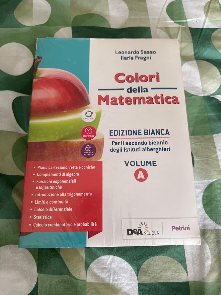COLORI DELLA MATEMATICA - ED. BIANCA PER ISTITUTI ALBERGHIERI VOL. A + EBOOK+ - foto 1
