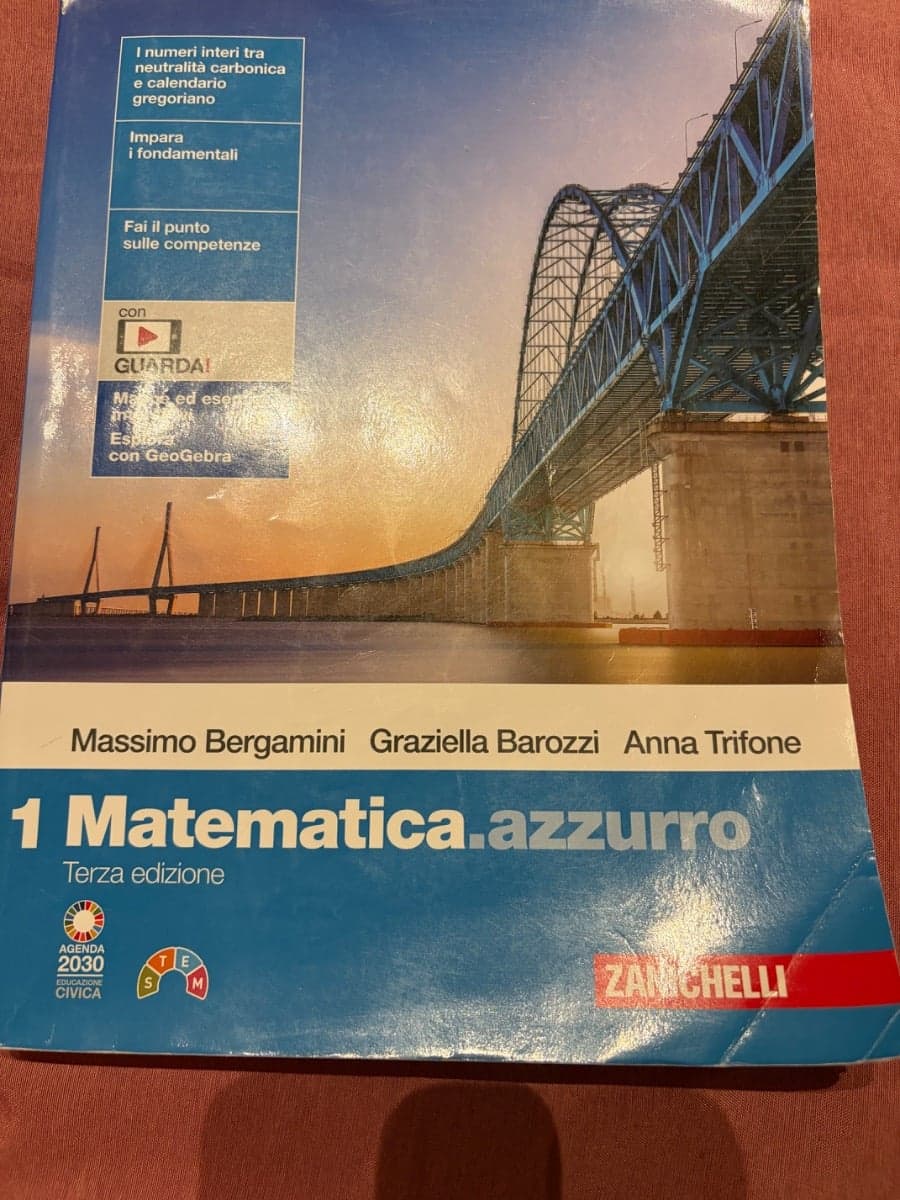 MATEMATICA.AZZURRO 3ED. - VOLUME 1 (LDM) - foto 1