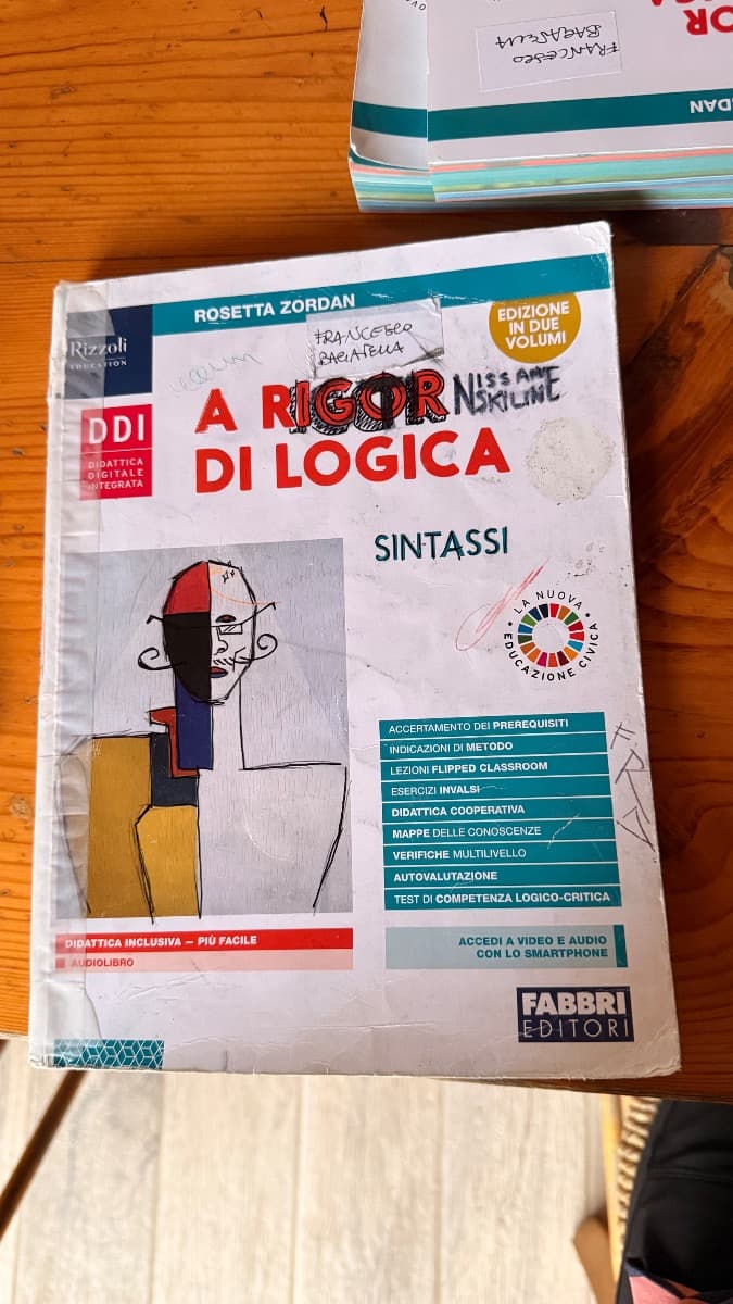 A RIGOR DI LOGICA LIBRO MISTO CON LIBRO DIGITALE - foto 1