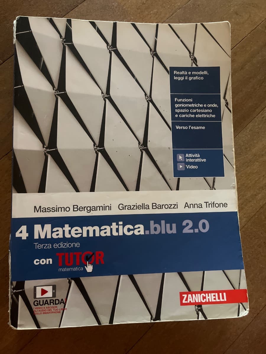MATEMATICA BLU 2.0 3ED. - VOL. 4 CON TUTOR (LDM) - foto 1