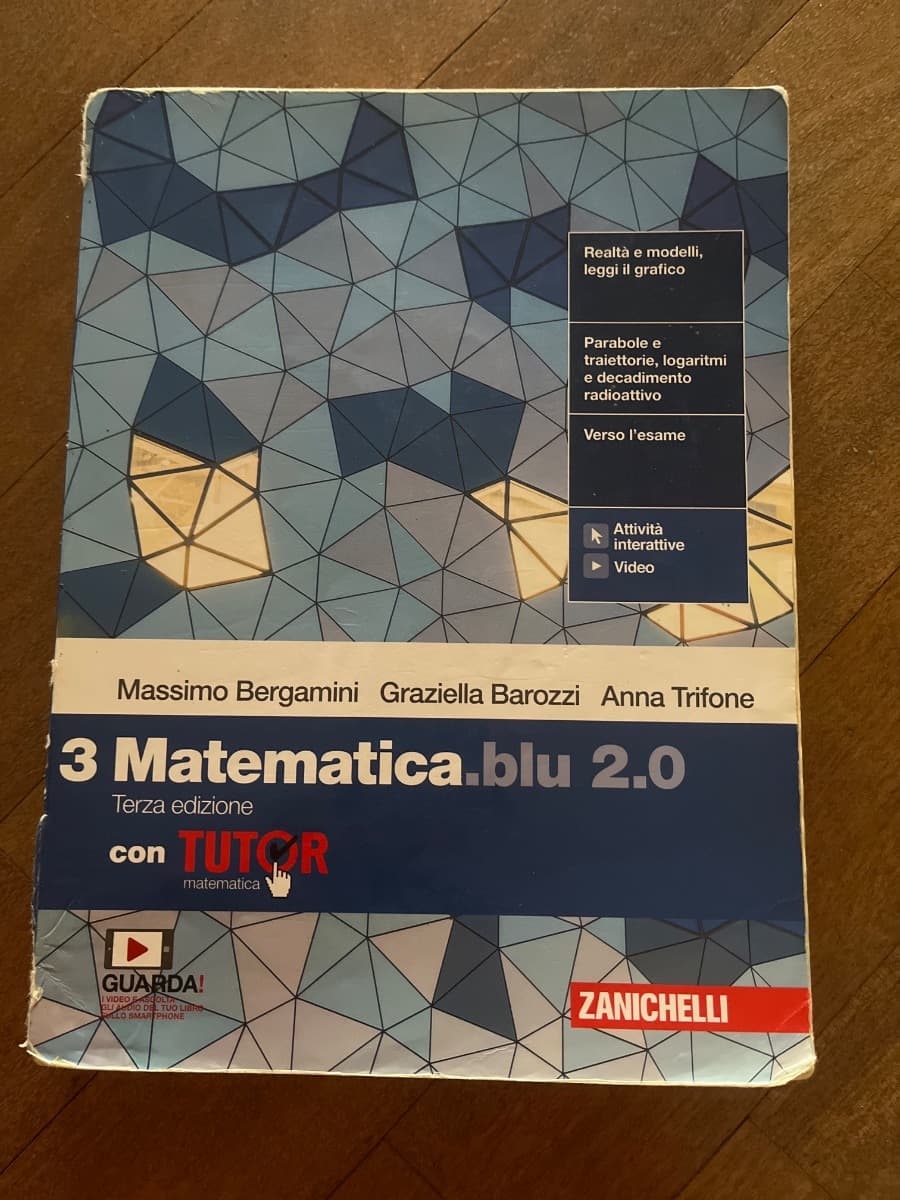 MATEMATICA BLU 2.0 3ED. - VOL. 3 CON TUTOR (LDM) - foto 1