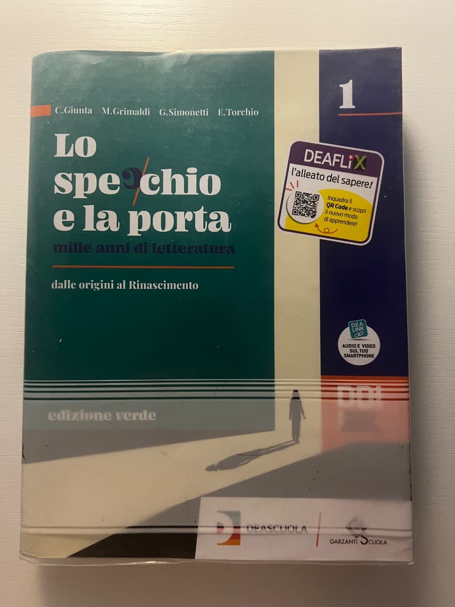 SPECCHIO E LA PORTA - EDIZIONE VERDE - MILLE ANNI DI LETTERATURA (LO) - foto 1