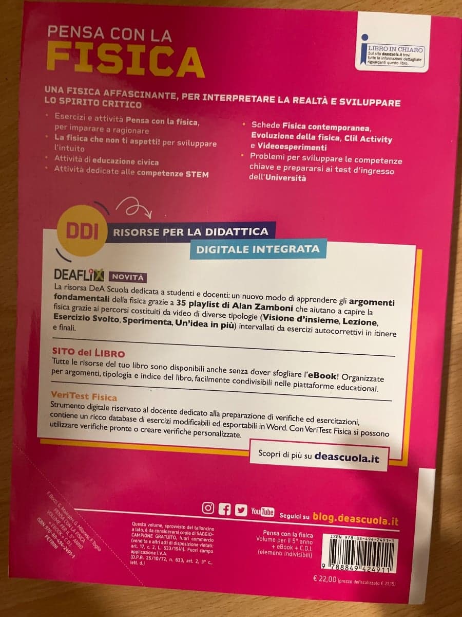 PENSA CON LA FISICA - II BIENNIO E V ANNO - foto 2