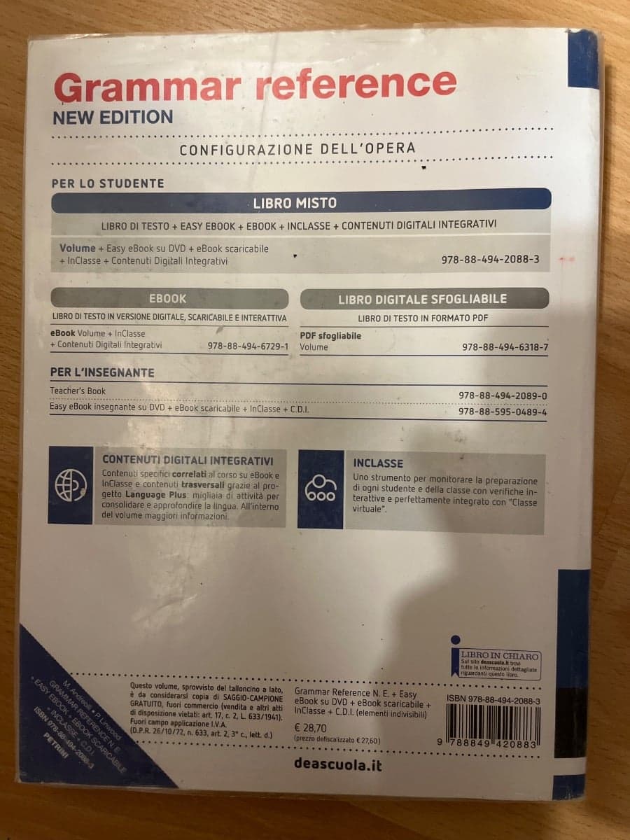 GRAMMAR REFERENCE NEW EDITION - VOLUME + EASY BOOK (SU DVD) + EBOOK - foto 2