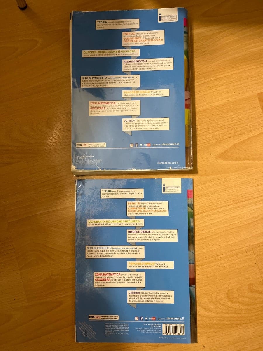 COLORI DELLA MATEMATICA ED.AZZURRA - VOLUME 3+QUAD.INCLUSIONE E RECUP 3+EBOOK - foto 2