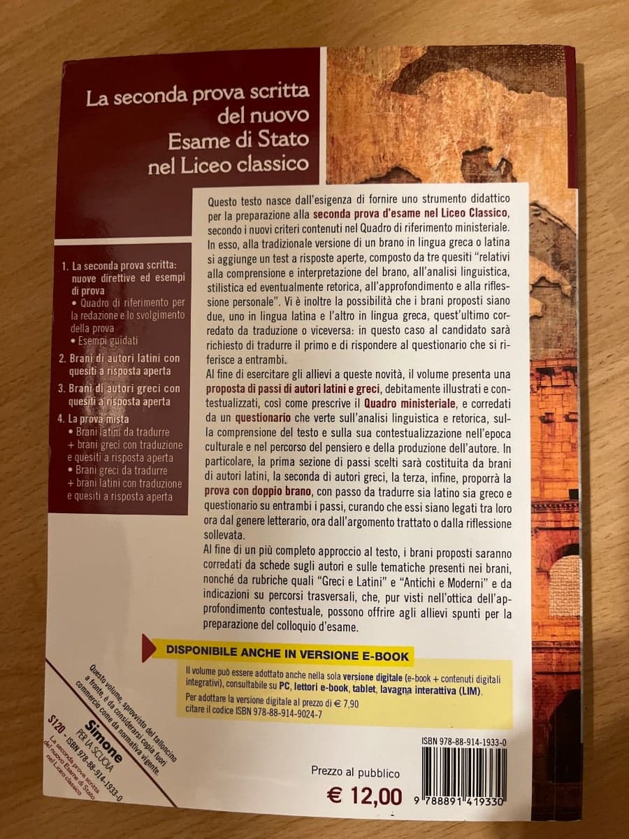 SECONDA PROVA SCRITTA DEL NUOVO ESAME DI STATO NEL LICEO CLASSICO - foto 2