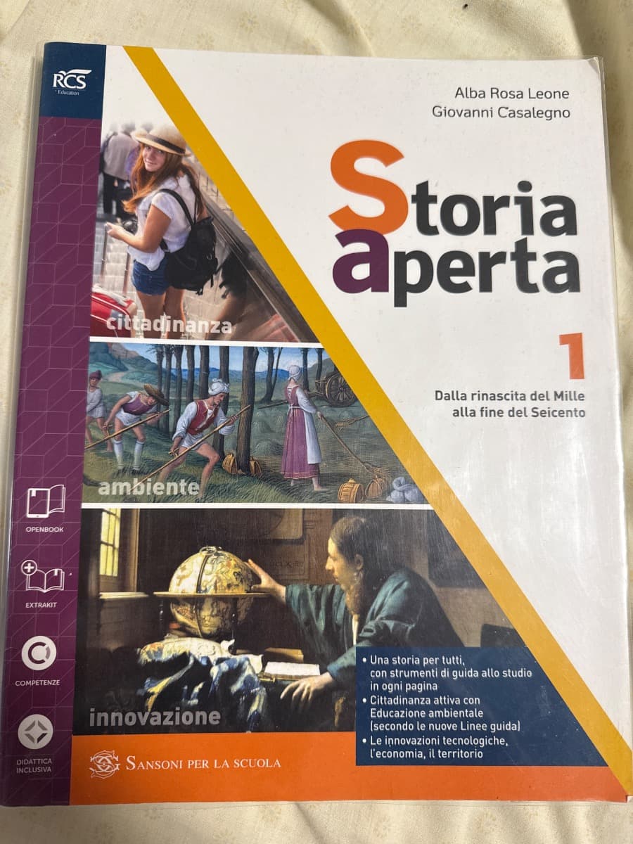 STORIA APERTA CLASSE 1 - LIBRO MISTO CON OPENBOOK - foto 1