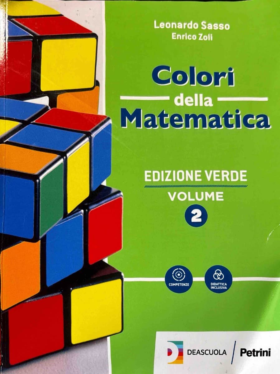 COLORI DELLA MATEMATICA - EDIZIONE VERDE VOLUME 2 + QUADERNO 2 + EBOOK - foto 1
