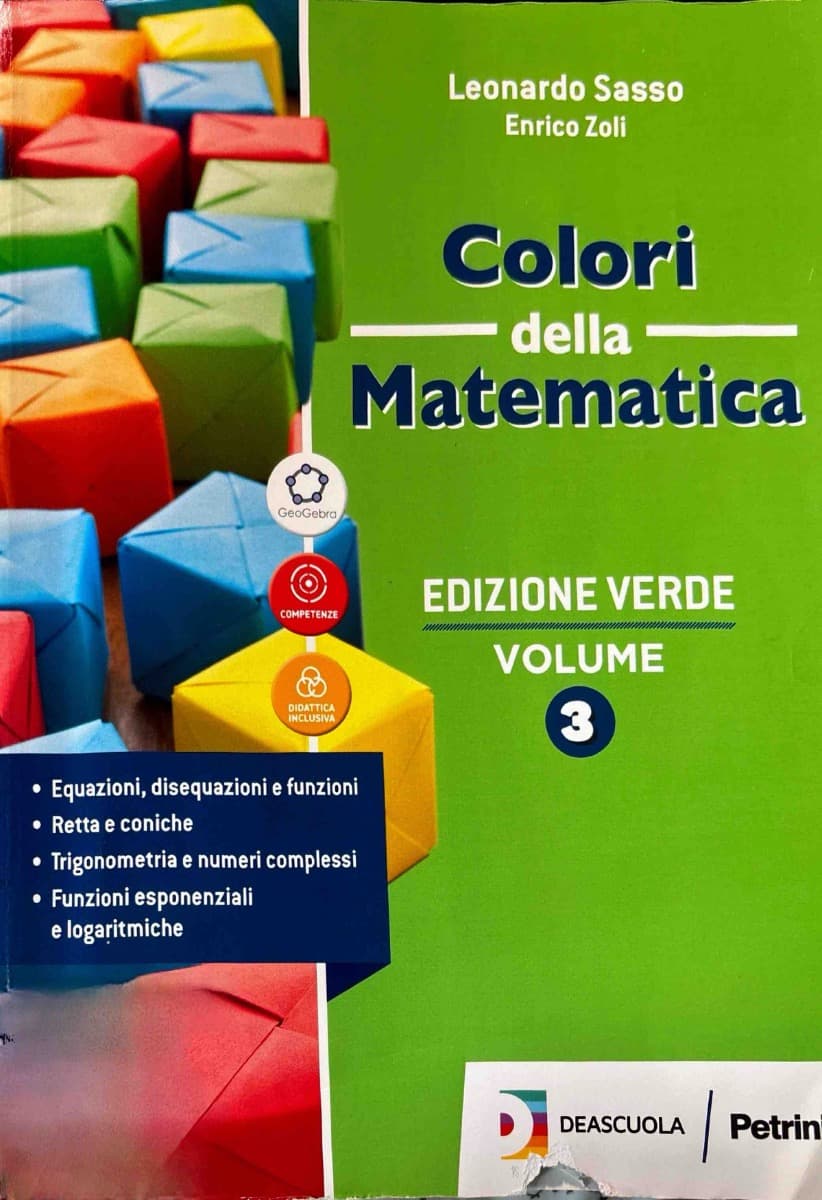 COLORI DELLA MATEMATICA - EDIZIONE VERDE VOL. 3 + EBOOK - foto 1