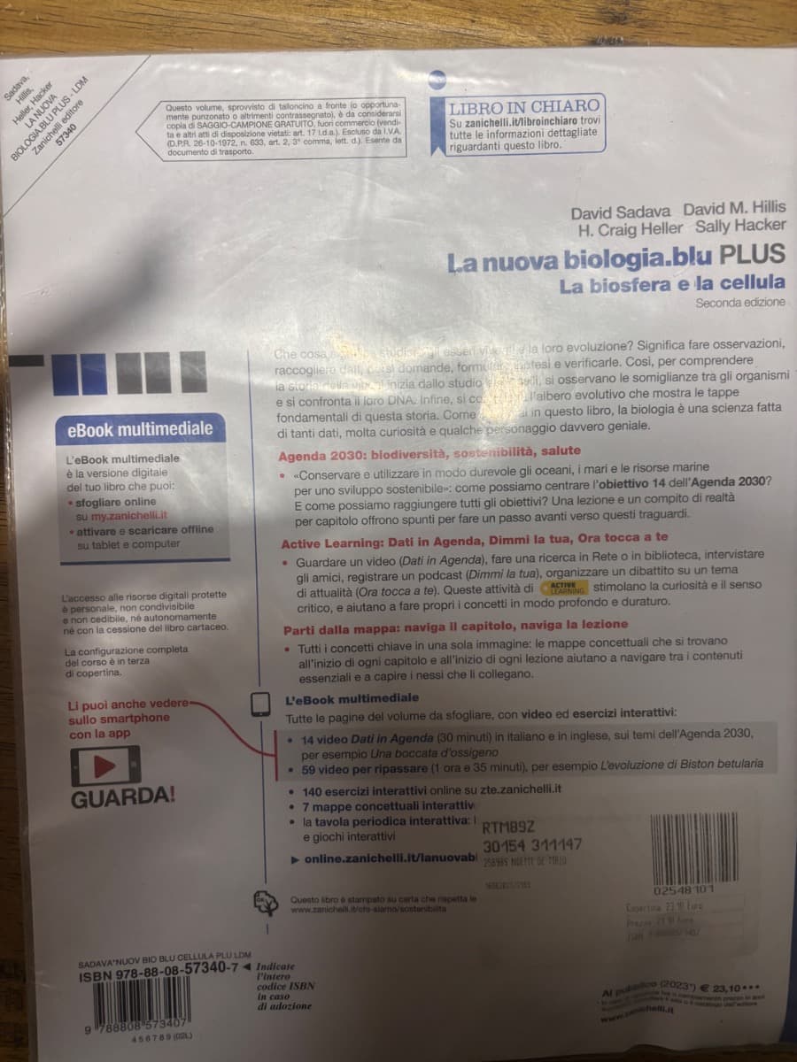 NUOVA BIOLOGIA.BLU 2ED. (LA) - LA BIOSFERA E LA CELLULA PLUS (LDM) - foto 2