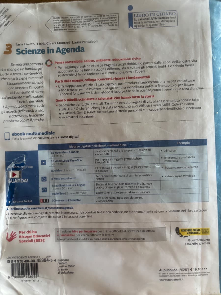 SCIENZE IN AGENDA - VOLUME 3 (LDM) - foto 2