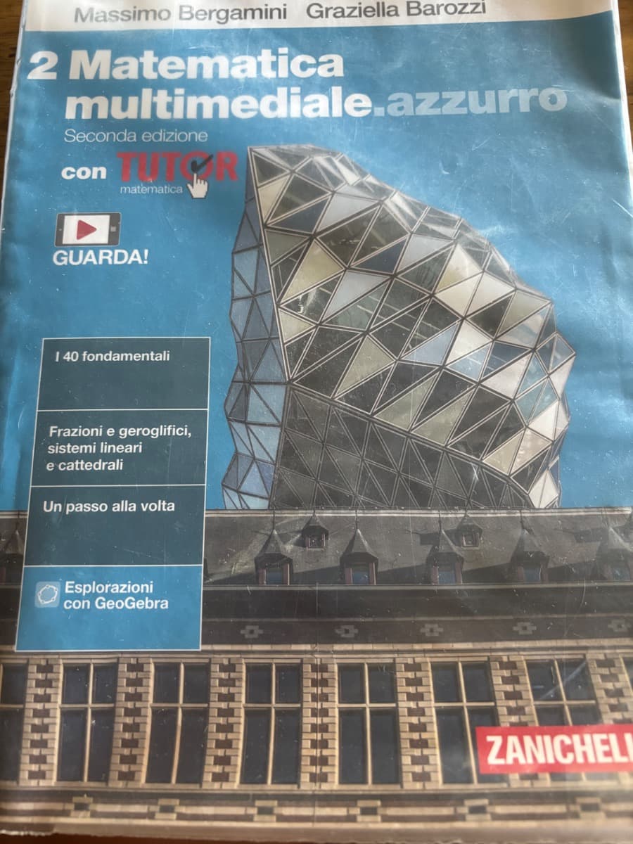 MATEMATICA MULTIMEDIALE.AZZURRO 2ED. - VOL. 2 CON TUTOR (LDM) - foto 1