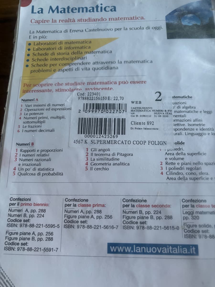 La Matematica figure piane B - foto 2