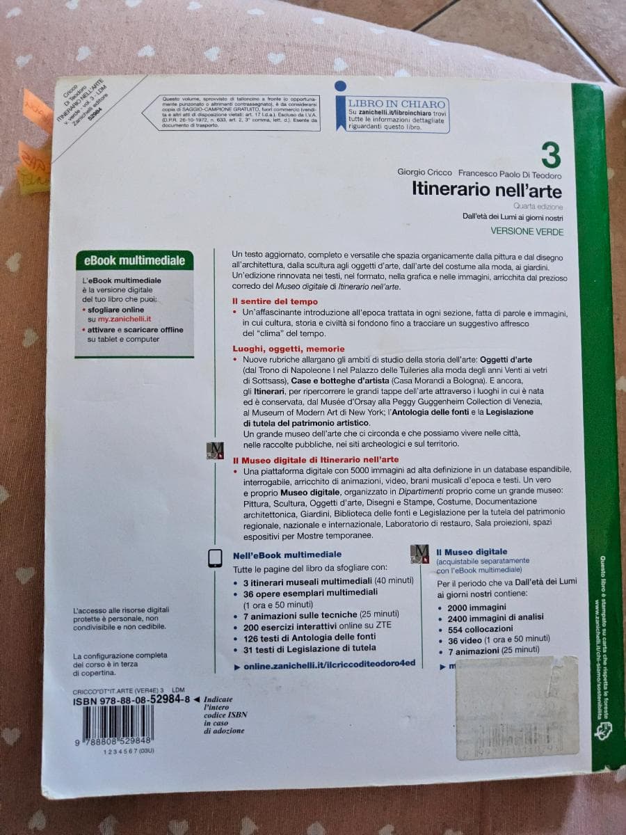 ITINERARIO NELL'ARTE 4A EDIZIONE VERSIONE VERDE - VOLUME 3 (LDM) - foto 2